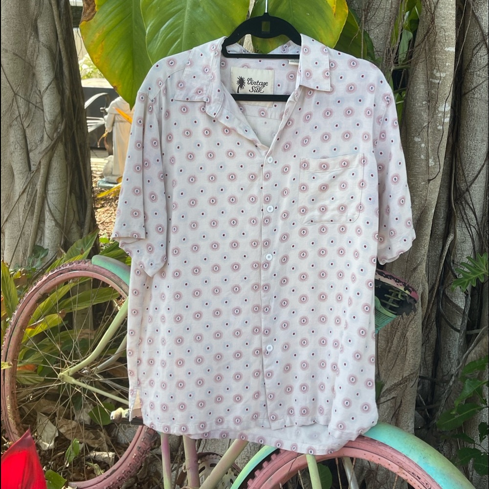 Retro Vintage silk shirt.
